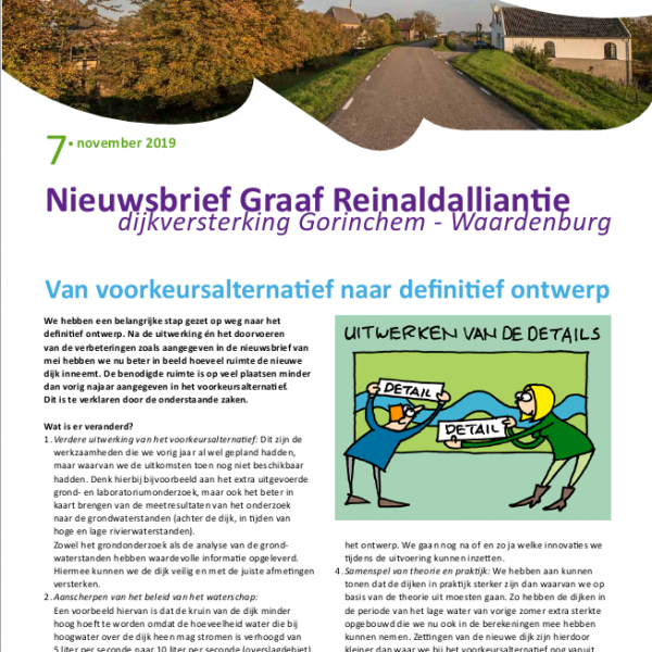 Voorkant nieuwsbrief